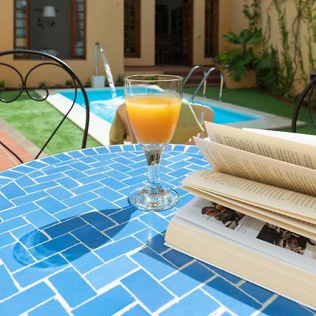 The Yellow House - Solarium - Climatized Pool Galdar Bagian luar foto