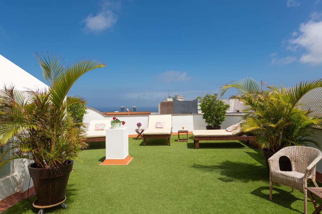 The Yellow House - Solarium - Climatized Pool Galdar Bagian luar foto